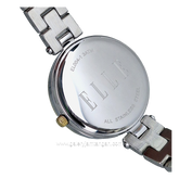 ELLE EL004-1G02B02 Silver Gold Dial White Stainless Steel